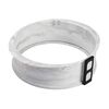 Molde Silicona Redondo Desmontable Kitchenware Marble Blanco 24 cm