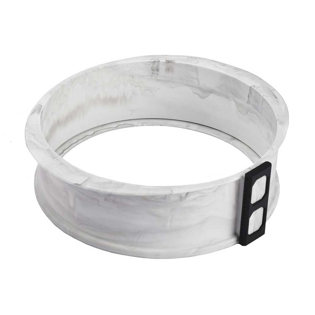 Molde Silicona Redondo Desmontable Kitchenware Marble Blanco 24 cm