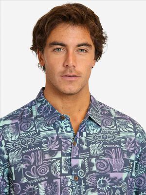 Imagen 2 del producto Camisa Manga Corta Hombre Maui And Sons Multicolor