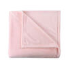 Frazada Illusions Flannel 1,5 Plazas Liso Rosa