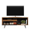 Rack TV Home Mobili Spot Hasta 60" Café Negro