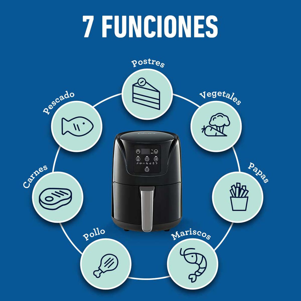 Freidora de Aire Oster CKSTAF18DDF 1,8 lts.