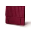 Respaldo Latam Home King Sorrento Tela Velvet Burdeo