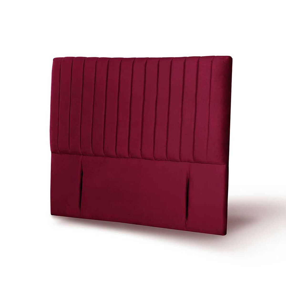 Respaldo Latam Home King Sorrento Tela Velvet Burdeo