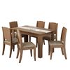 Juego de Comedor Jdo & Design Lia 6 Sillas Café