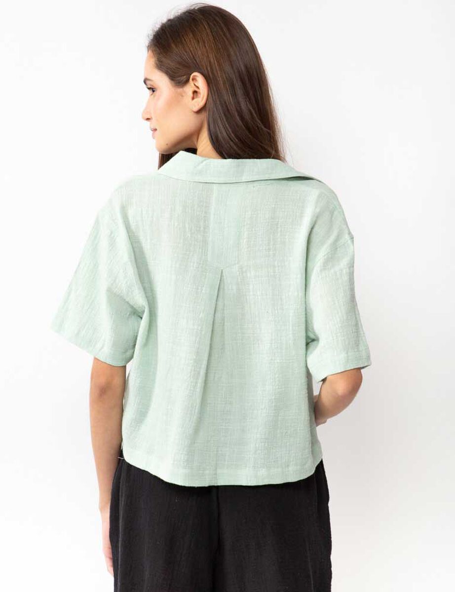 Blusa Algod&oacute;n Manga Corta Mujer Icono