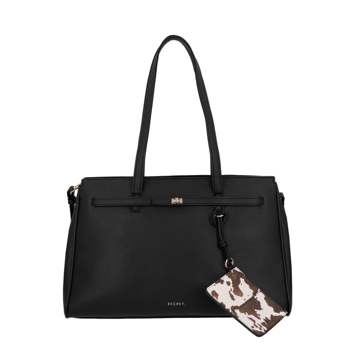 Cartera de Mujer Porta Laptop 16" Secret Serbia SC7 Grande Negro