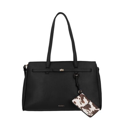 Cartera de Mujer Porta Laptop 16" Secret Serbia SC7 Grande Negro