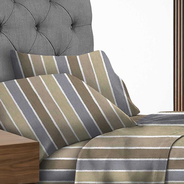 Juego de Sábanas Illusions 144 Hilos 2 Plazas Gri