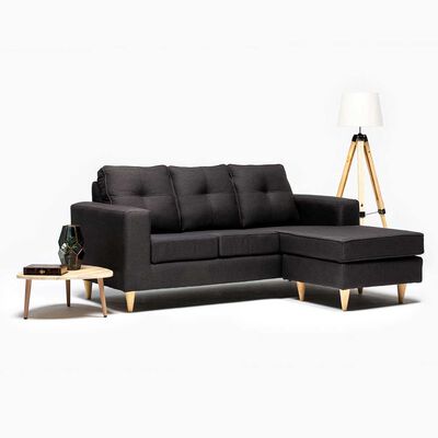 Imagen 2 del producto Sofá Seccional Kea Infinity Tela 3 Cuerpos Gris