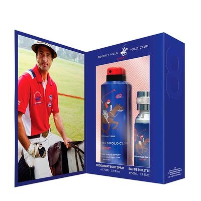 Imagen 1 del producto Set Polo Beverly Hills Sports Hombre Eight 50 ML +Desodorante