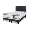 Cama Europea Flex 2 Plazas Majesty + 1 Respaldo
