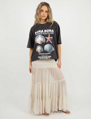 Imagen 2 del producto Falda Maxi Mujer Icono Blanco