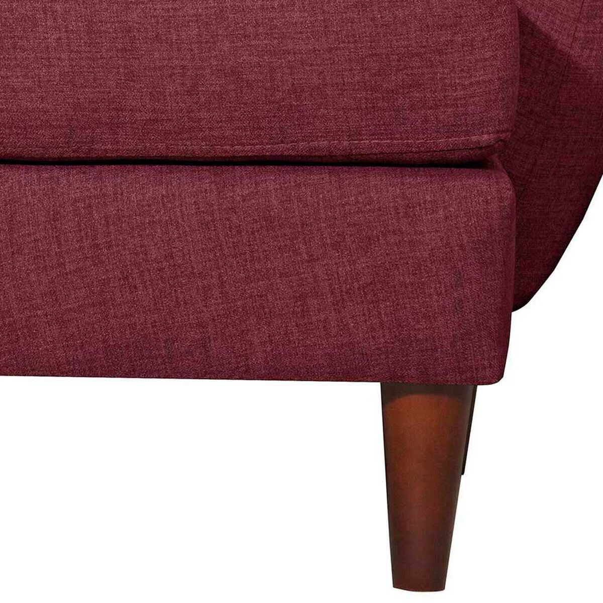 Sof&aacute; Seccional Black Factory Huevito 4 Cuerpos Burdeo