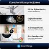 Lavadora Carga Frontal Samsung12 kg + Secadora Bomba de Calor con SmartThings 9kg + Kit apilamiento