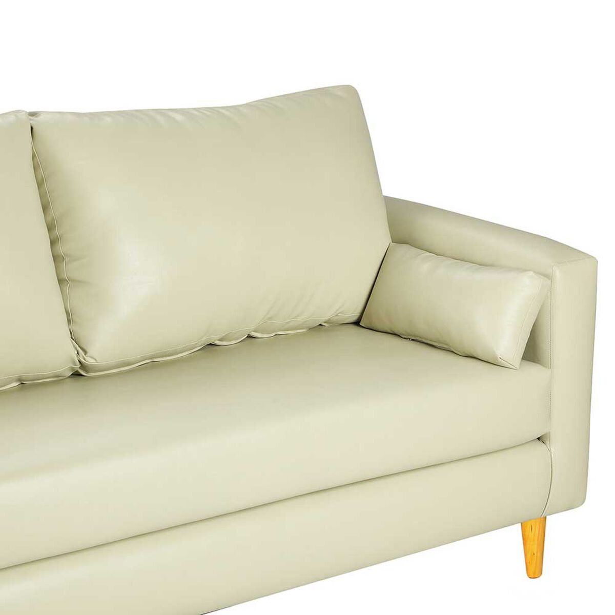 Sofá Bodevir Sky PU 04 3 Cuerpos Beige 