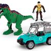 Set Safari con Explorador y Tiranosaurio Incluye Luz y Sonido