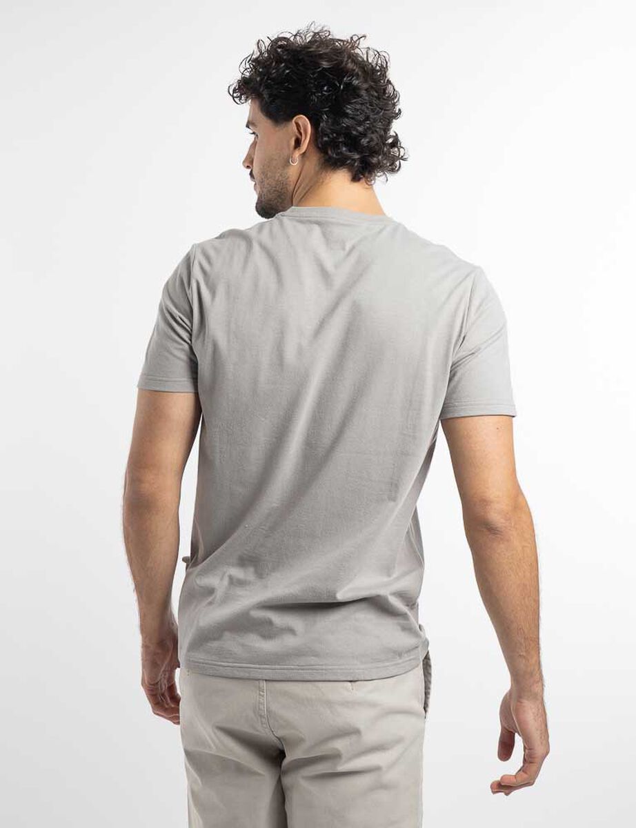 Polera Lisa Manga Corta Hombre Zibel