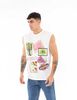 Polera Musculosa Con Estampados Hombre Icono