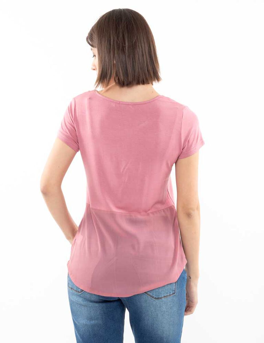 Polera Con Logo Manga Corta Mujer Fiorucci