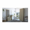Clóset 2 Puertas + Mueble Tocador + Velador con Espejo TuHome Perla