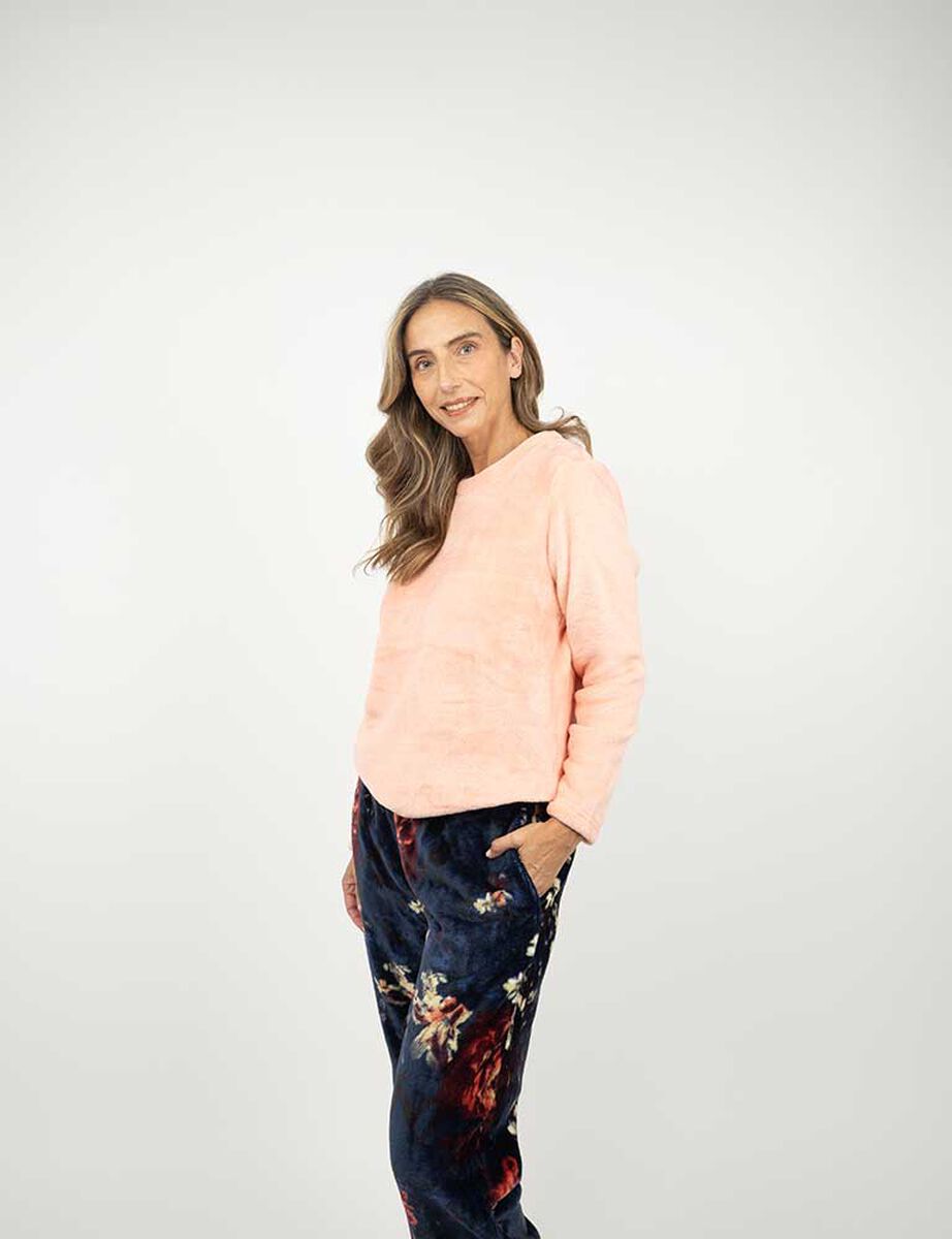 Pijama de Polar Mujer Portman Club