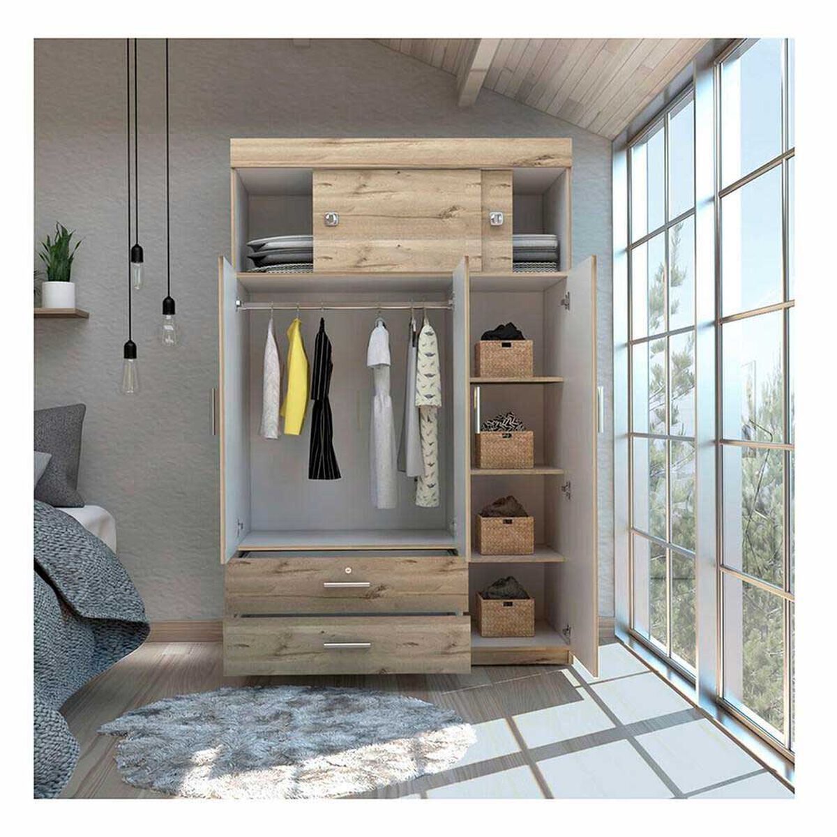 Cl&oacute;set TuHome Manila Z-120 5 Puertas