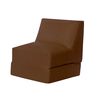 Sof&aacute; Cama Latam Home PU Bari 1 Cuerpo Chocolate