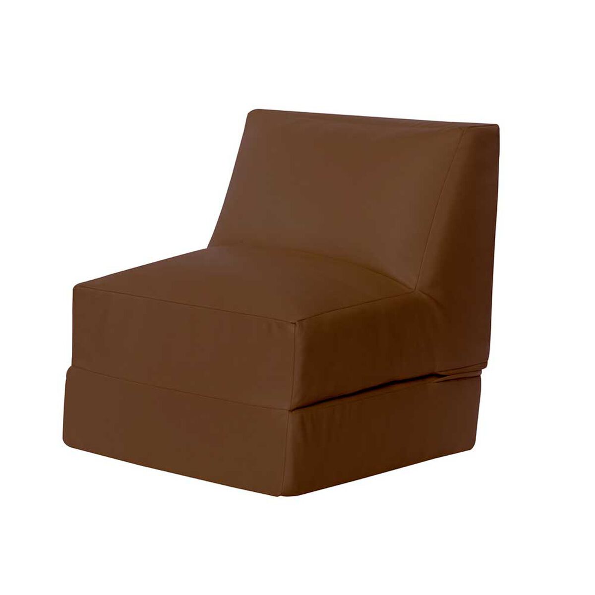 Sof&aacute; Cama Latam Home PU Bari 1 Cuerpo Chocolate