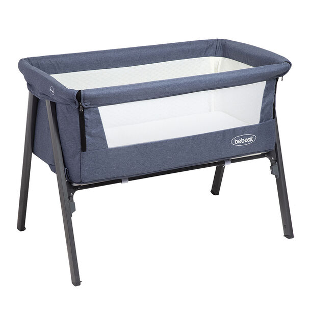 Cuna Colecho Bebe Easy con Bolso Azul Bebesit
