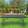 Mesa Plegable Northwest Negra 180 cm