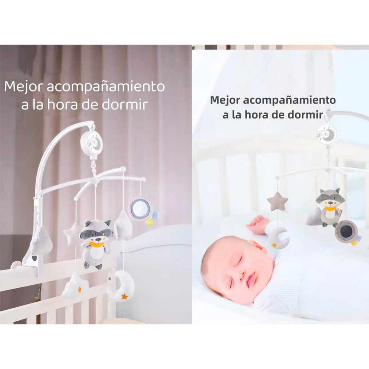Móvil Musical 360° con Caja Lubabycas Buho