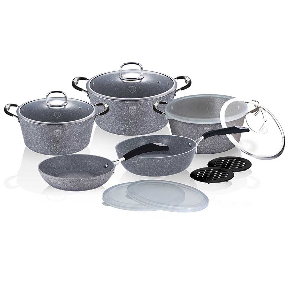 Bater&iacute;a de Cocina Berlinger Haus 13 Piezas Granito