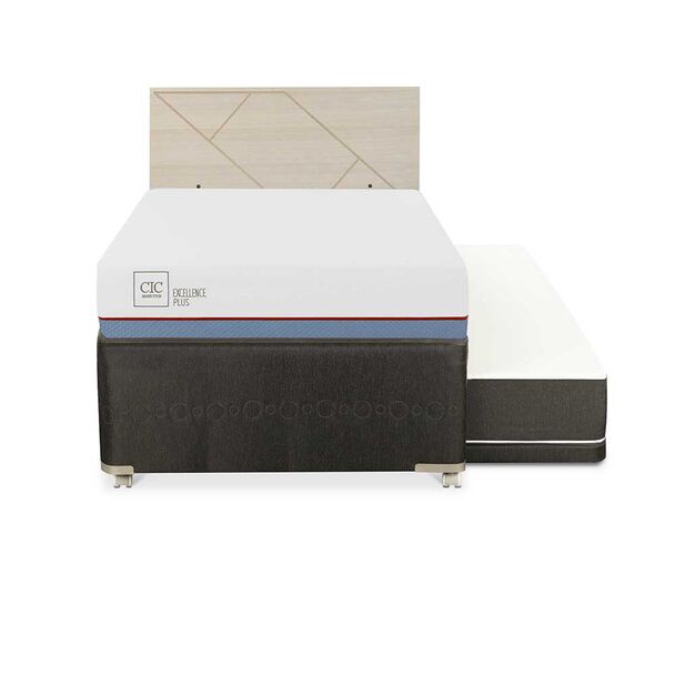 Cama Nido CIC 1,5 Plazas Excellence Plus + Respaldo Villarrica Alpino