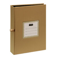 Álbum Vgo Tela con Ventana Café 100 Fotos