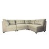 Sofá Seccional Derecho Deco Class Munich 5 Cuerpos Beige