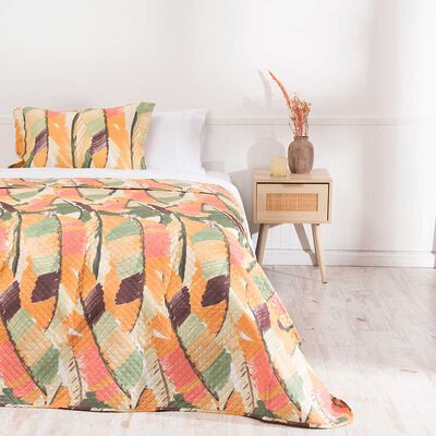 Quilt Mashini 1,5 Plazas Cordoba Plumas