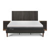 Cama Europea CIC King Ortopedic Advance + Respaldo Espresso + 2 Veladores