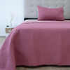 Quilt Doral Hotpress Bi-Color 1,5 Plazas Rosa