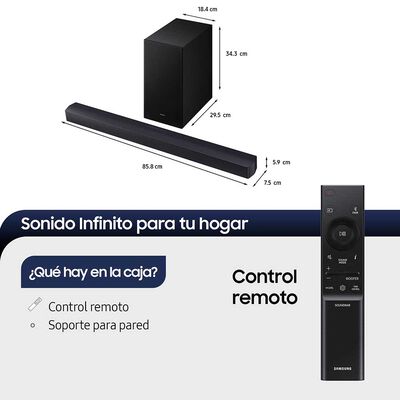 Imagen 2 del producto Soundbar B-Series HW-B450F 2.1 Subwoofer 2025