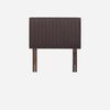 Cama Europea Rosen 1,5 Plazas Ergo T + Respaldo Café