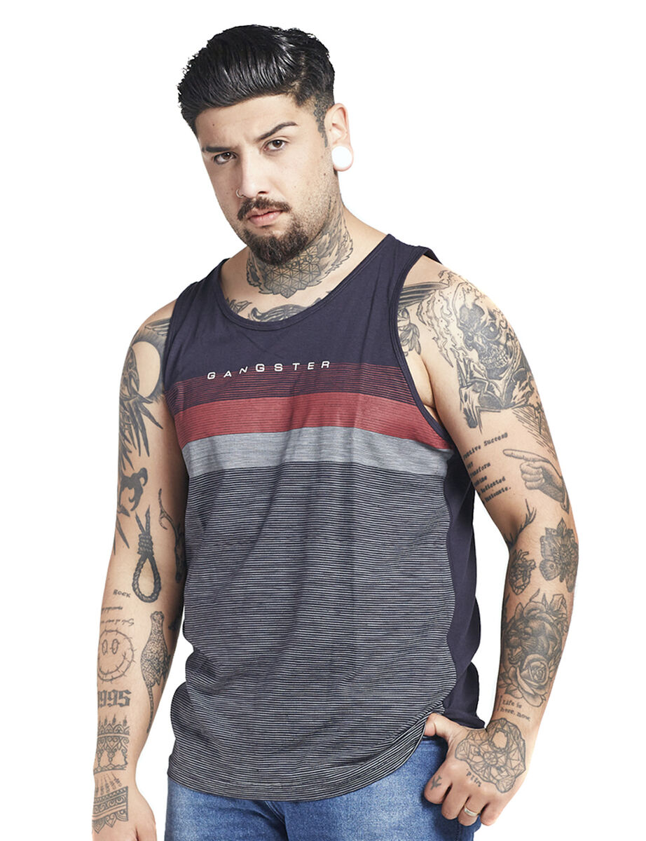Polera de Algodón sin Mangas Hombre Gangster Spirit