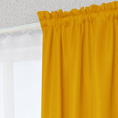 Imagen 2 del producto Combo Cortinas Doral Tabatha 220 x 140 cm Mostaza