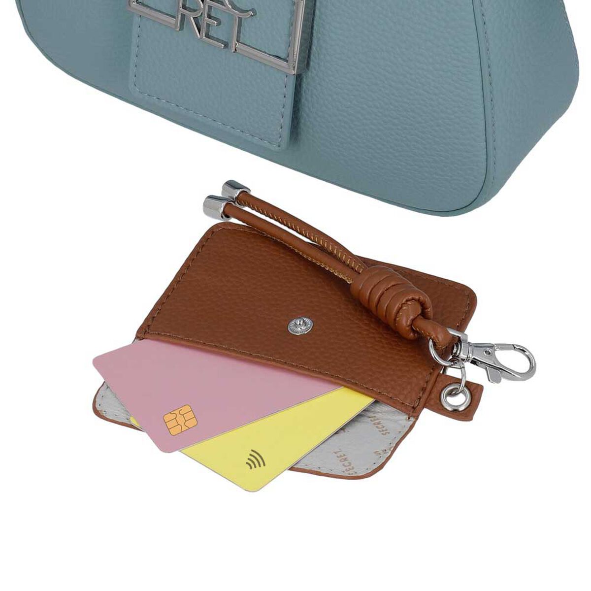 Cartera Bandolera Secret Ibiza SC7 Peque&ntilde;a Celeste