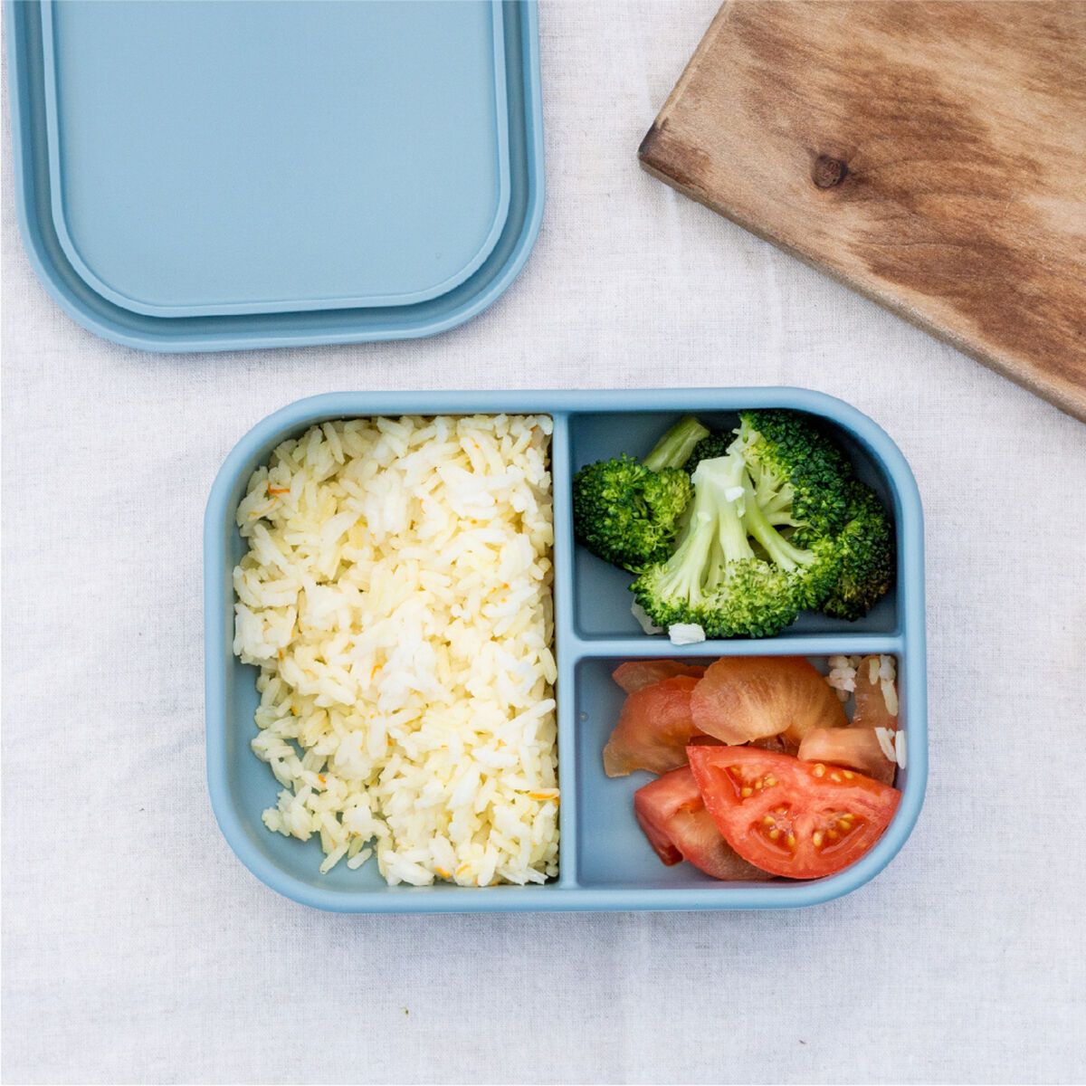 Contenedor Plástico Simplit Bento Azúl
