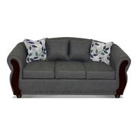 Sofá Elegant Detail Bartolucci 3 Cuerpos Gris