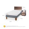 Cama Europea CIC 1,5 Plazas Excellence Plus + Respaldo + Velador
