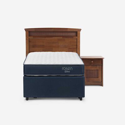 Imagen 2 del producto Diván Rosen 1,5 Plazas Upline + Respaldo + Velador Veneto