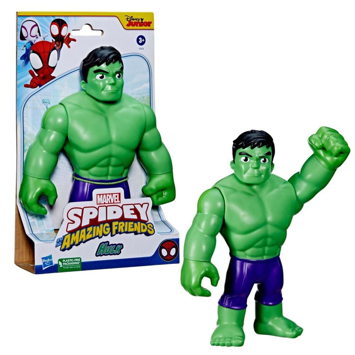 Figura de Acci&oacute;n Spiderman Marvel Spidey and His Amazing Friends, Hulk