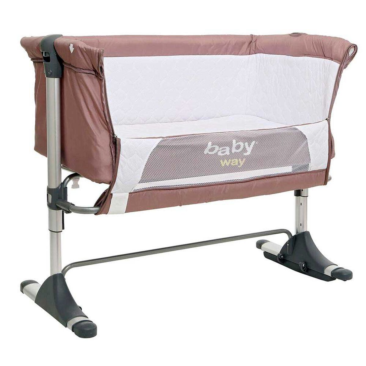 Cuna Colecho Baby Way Gris